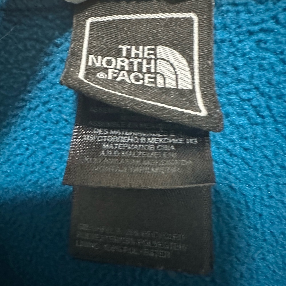 The North Face Kids Teal Fleece Hoodie View 2